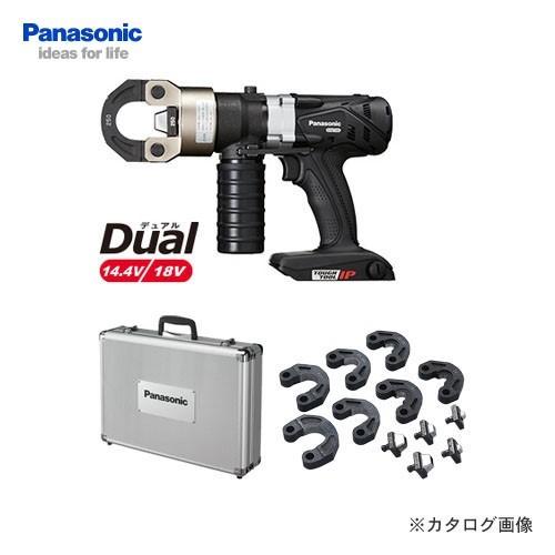 パナソニック Panasonic 14.4V 18V 充電圧着機 Dual (黒) EZ46A4K-...