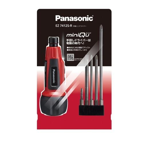 パナソニック Panasonic 充電ミニドライバーminiQu(赤) 3.6V EZ7412S-R
