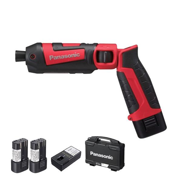 パナソニック Panasonic 充電スティックインパクトドライバー 7.2V 電池パック2個 充電...