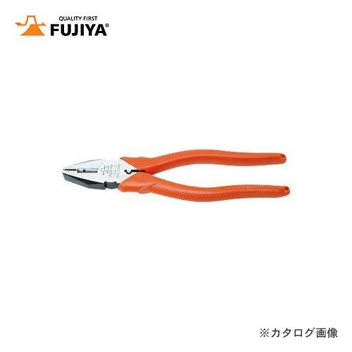 フジ矢 FUJIYA 圧着付ペンチ 穴付 175mm 1150A-175