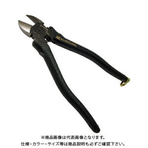 フジ矢 FUJIYA 電工名人強力ニッパ (ラウンド刃・黒金) 770-200BG｜plus1tools