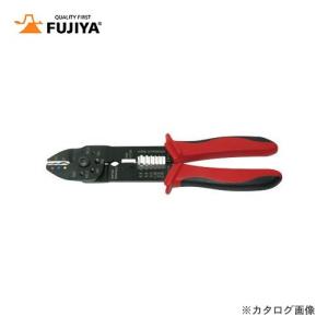 フジ矢 FUJIYA 万能電工ペンチ(絶縁端子用) 225mm FA101｜plus1tools