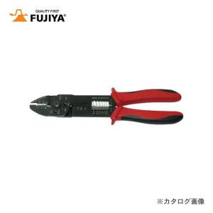 フジ矢 FUJIYA 万能電工ペンチ(絶縁端子・ファストン端子両用) 240mm FA105｜plus1tools