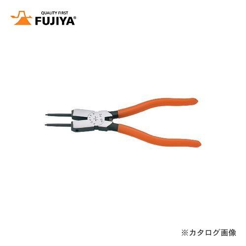 フジ矢 FUJIYA スナップリングプライヤー 穴用(直) 185mm FCS-185