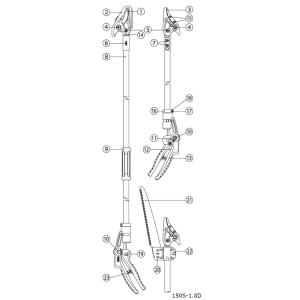 アルス ARS 150S-1.8D 回転スリーブネジの詳細画像1