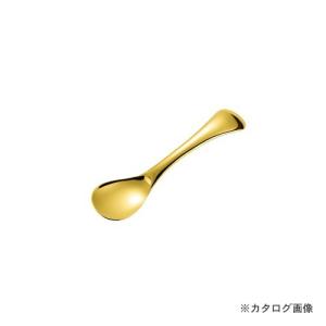 アサヒ 食楽工房 melt 純銅製アイスクリームスプーン（ラウンド／ゴールド） CIS-2G｜plus1tools