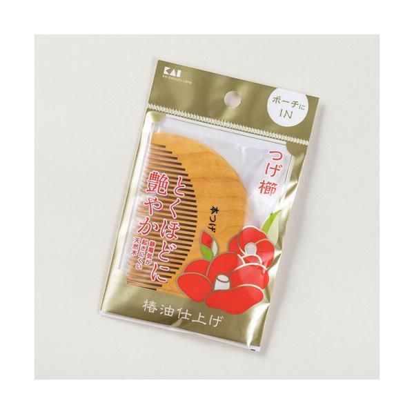 貝印 つげ櫛 半月形 #000KQ3136