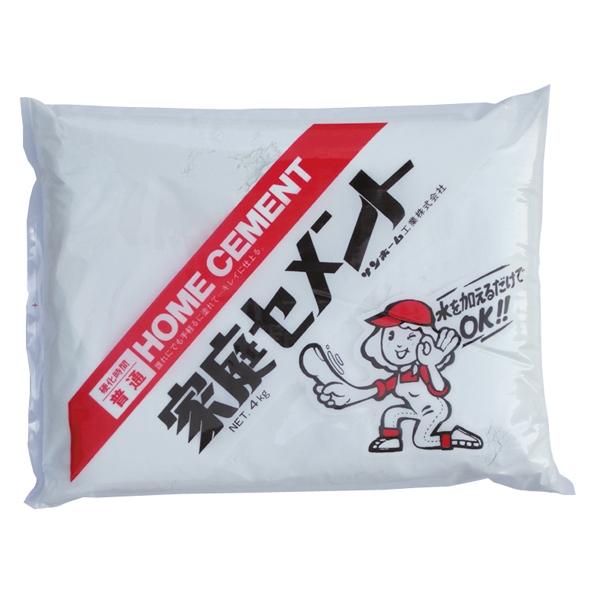 家庭セメント普通(白色) 4kg サンホーム CCW4