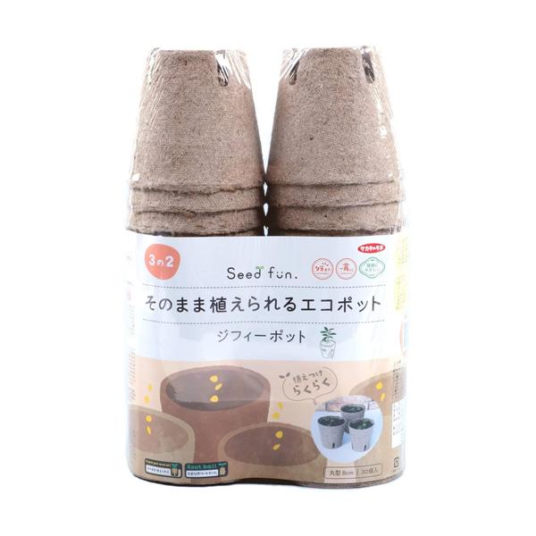 サカタのタネ SF ジフィーポット 丸型 8cm 30個入 4974449006243