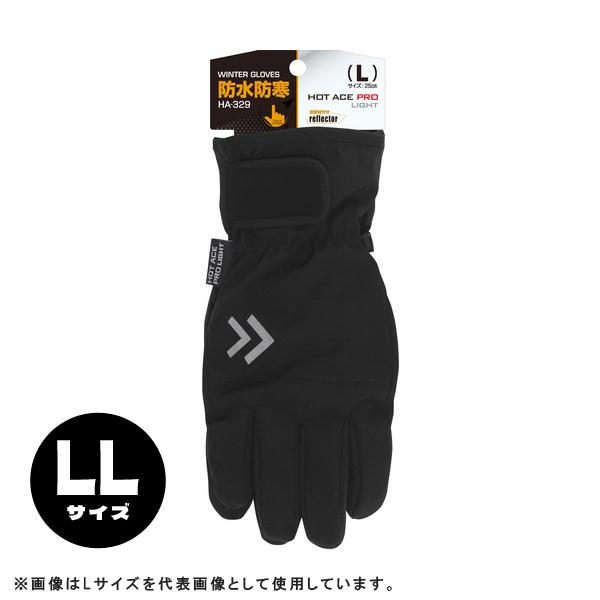 おたふく手袋 ホットエースプロ ライト (タッチパネル) LLサイズ LLサイズ ブラック HA-3...