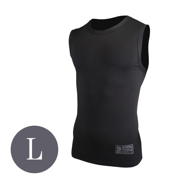 BT ドラスティックドライ ノースリーブ クルーネックシャツ Lサイズ ブラック おたふく手袋 JW...