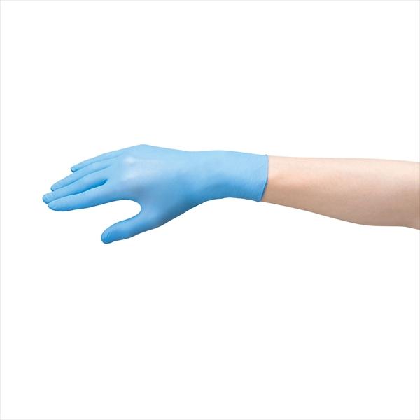 ニトリルP.F. ライトブルー2 パウダーフリー 100枚 Sサイズ ブルー リーブル #2012