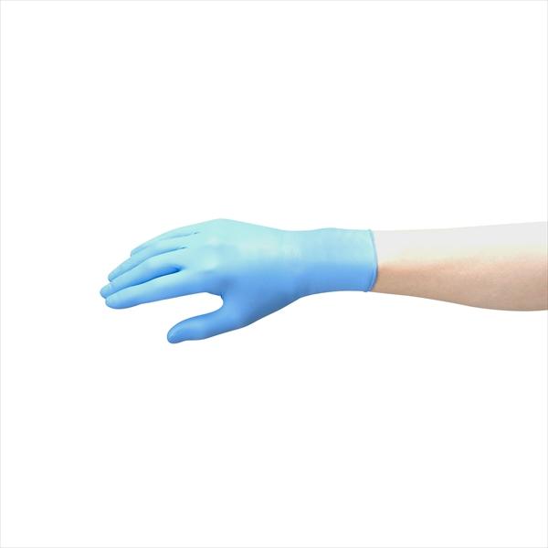 ニトリルP.F. レギュラーブルー パウダーフリー 100枚 Lサイズ ブルー リーブル #2152
