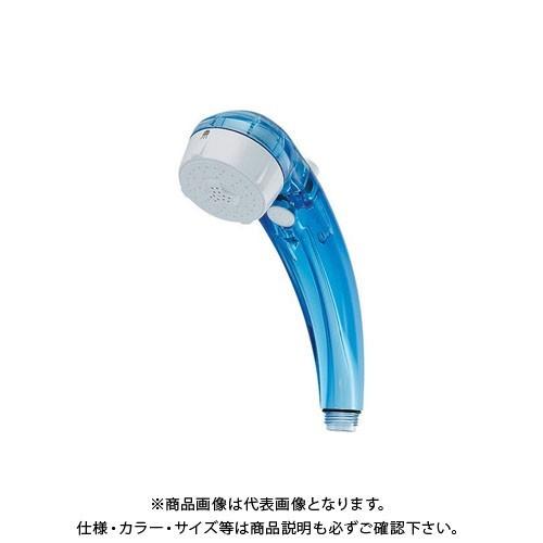カクダイ KAKUDAI 低水圧用マッサージストップシャワ//クリアブルー 356-720-CB