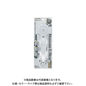 カクダイ KAKUDAI 低水圧用マッサージストップシャワ//ホワイト 356-720-W｜plus1tools