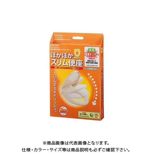 カクダイ KAKUDAI 前丸暖房便座//ホワイト 234-010-W