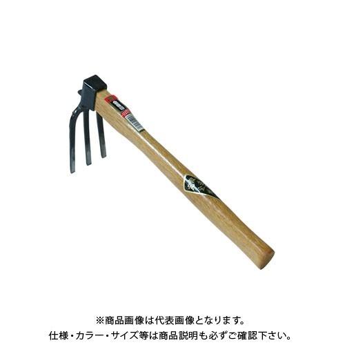 浅香工業 金象 鍛造片手3本備中鍬 柄付 #152253