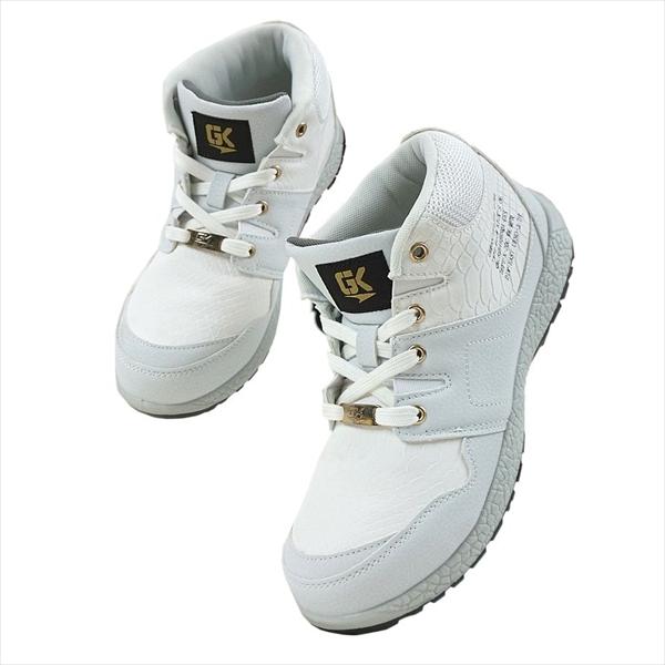 セーフティミッド (ヒモ) 24.5cm ホワイト ケイゾック GKS-06