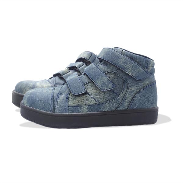 撥水セーフティミッド(マジック) 28cm インディゴ ケイゾック GKS-52