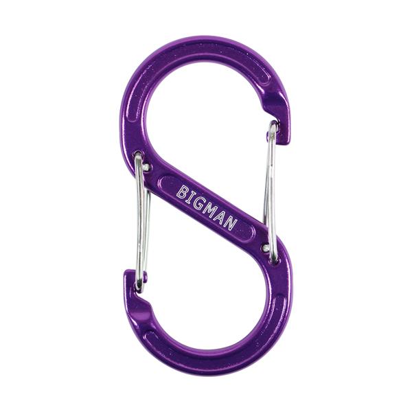 CARABINER カラビナ パープル BIGMAN ビッグマン AFC6-8PL