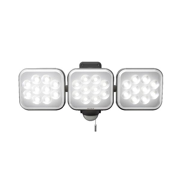 ムサシ musashi ライテックス 14Wx3灯 LEDセンサーライト LED-AC3042