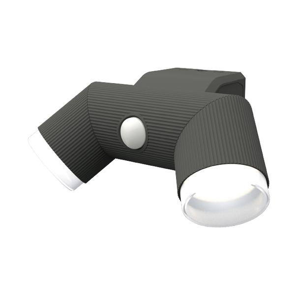 ムサシ musashi ライテックス 4.5Wx2灯 乾電池センサー LED-CY260