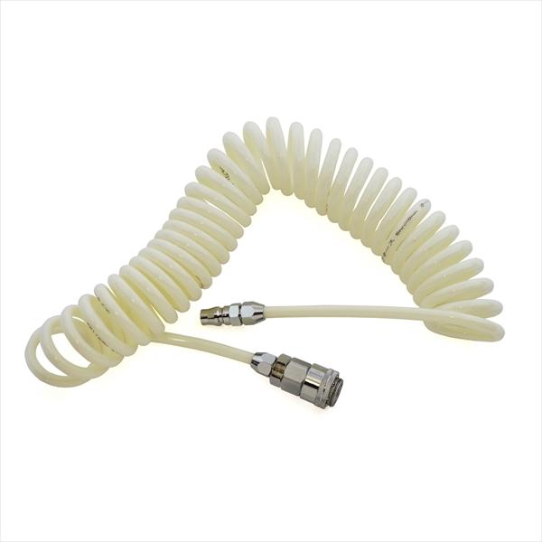 エアコイルホース 5.0x5m ホワイト パオック AC-5050PA