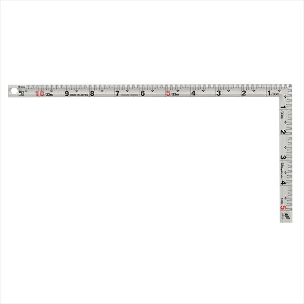 曲尺1尺 快段目盛 両同目 新潟精機 SDD-10SKD