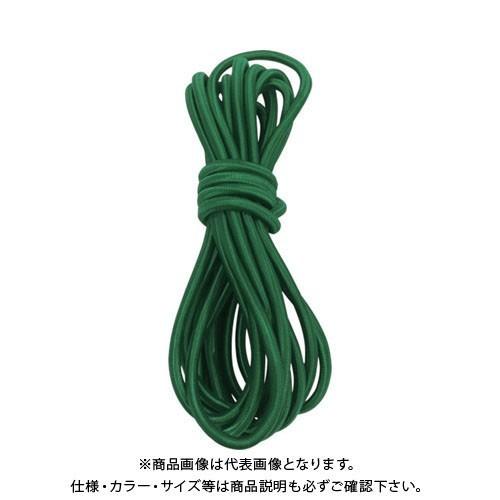 ユタカメイク ゴム カットゴムロープ 6φ×5m グリーン GT-10