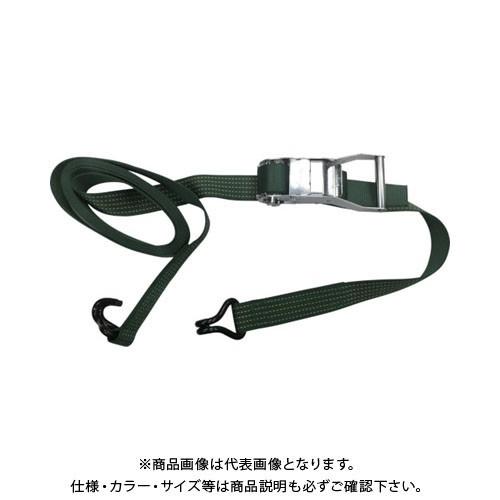 ユタカメイク ベルト荷締機コブラ 50mm×5m×1m Jフック V50-JD