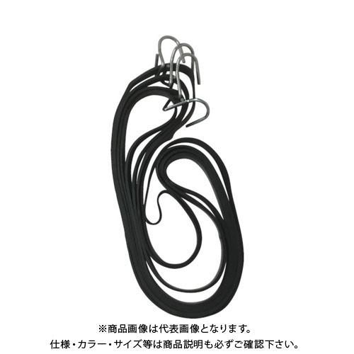 ユタカメイク ゴム チューブバンドフック付 約10mm×30cm 4本 TT-55