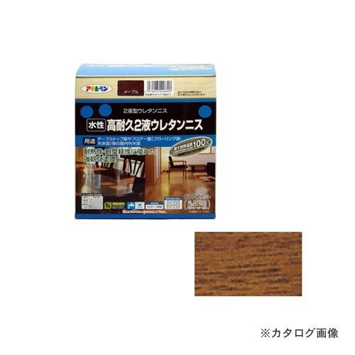 アサヒペン AP 水性2液ウレタンニス 600Gセット メープル