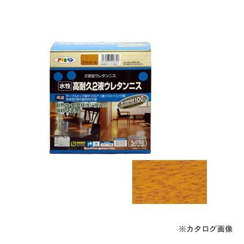 アサヒペン AP 水性2液ウレタンニス 600Gセット ライトオーク