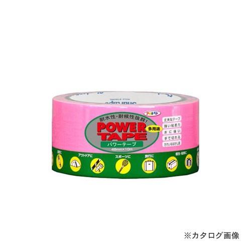 アサヒペン AP パワーテープ T105 48mmX10m蛍光ピンク