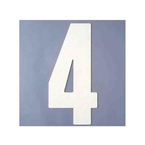 アトムハウスペイント フロアサイン小 ナンバー4 00001-03704
