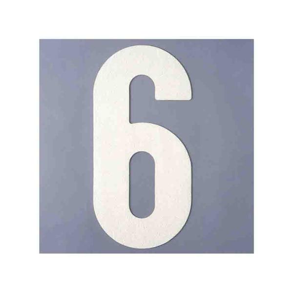 アトムハウスペイント フロアサイン小 ナンバー6 00001-03706