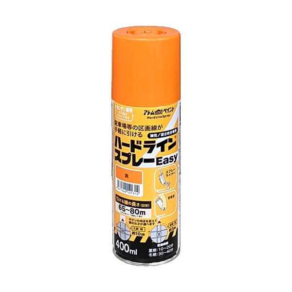 アトムハウスペイント ハードラインスプレーEASY 400ML 黄 黄 121314