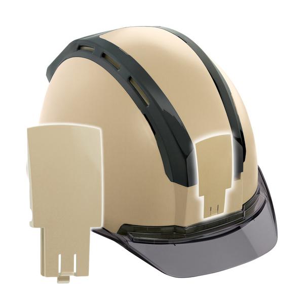 ヘルメット セフメット用フロントカバー アースブラウン タジマツール Tajima HAFEB