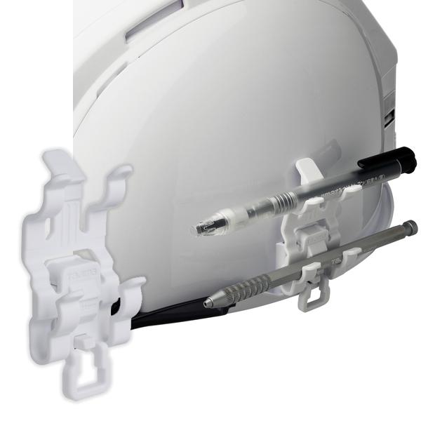 ヘルメット セフメット用セフペンホルダー 2本差し ホワイト タジマツール Tajima HASFD...