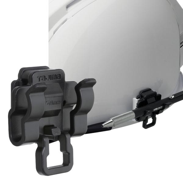ヘルメット セフメット用セフペンホルダー 1本差し ブラック タジマツール Tajima HASFP