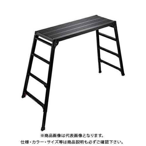 送料別途 直送品 ハセガワ 長谷川工業 脚部伸縮足場台(BLACK LABEL) DRSWB-120...