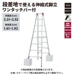 (春市2024) 送料別途 直送品 ハセガワ 長谷川工業 伸縮式専用脚立 RYZ-24c｜plus1tools