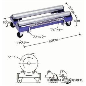 (運賃見積り)(直送品)広島 HIROSHIMA ハンディ ドーリー 180-05｜plus1tools