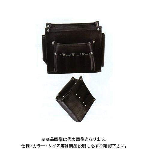 広島 HIROSHIMA 本皮製腰袋 240 ブラック 198-12