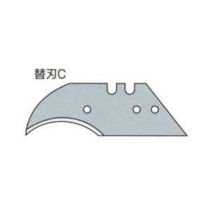 広島 HIROSHIMA 10枚入 モザートナイフ(プロモデル)替刃 フック刃C 402-38