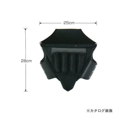 広島 HIROSHIMA 地ベラ腰袋 ブラック 2 775-23