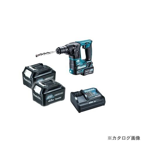 マキタ Makita 10.8V 4.0Ah 16mm 充電式ハンマドリル (バッテリ×2 充電器 ...