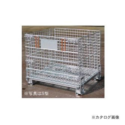 運賃見積り 直送品 伊藤製作所 123 吊り上げ式かご型パレットＬ型 1台 PM-LP