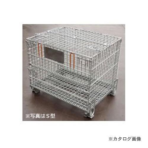 運賃見積り 直送品 伊藤製作所 123 吊り上げ式かご型パレットＬ型 1台 PM-LPT2