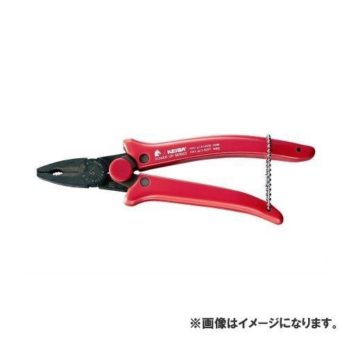 ケイバ KEIBA パワーアップペンチ(レッド) 175mm PU-166R